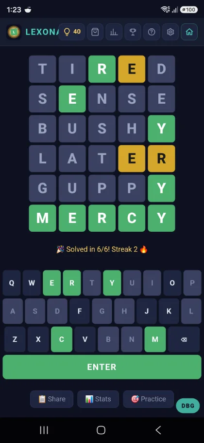 Lexonaut screenshot 2